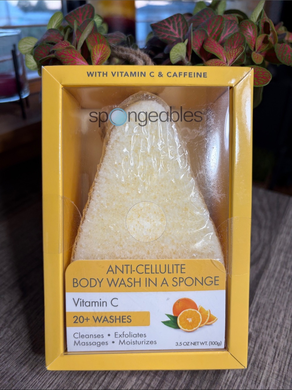 🌻5 for $30🌻 Spongeables Anti-Cellulite Vitamin C Body Wash in a Sponge